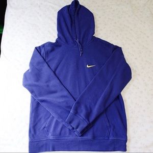 Nike Light Blue Cotton Hoodie
